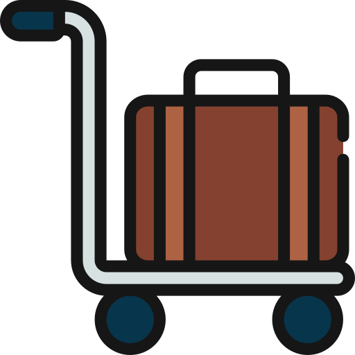 Luggage Juicy Fish Lineal color icon