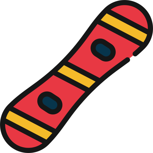 snowboard Juicy Fish Lineal color icono