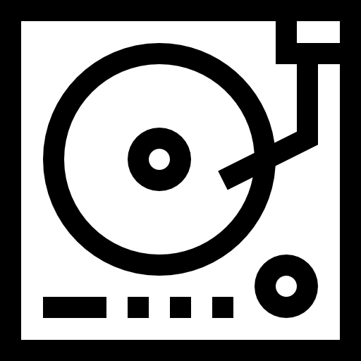 giradischi Basic Straight Lineal icona