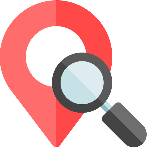 Location pin Basic Rounded Flat icon