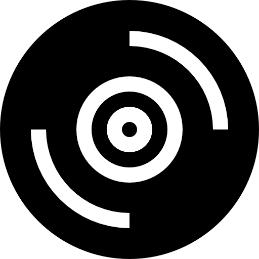 コンパクトディスク Basic Straight Filled icon