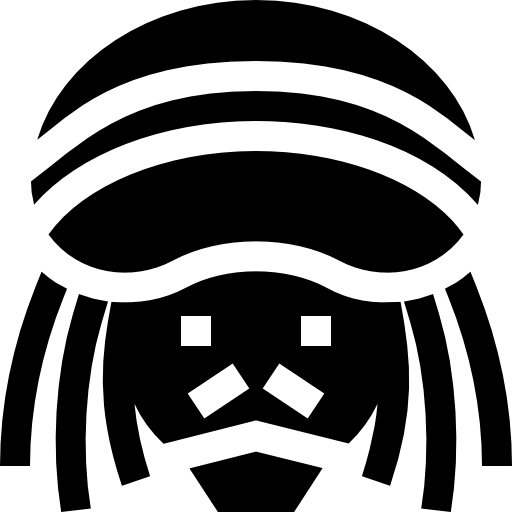 rastafari Basic Straight Filled icono
