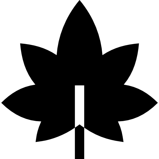 hierba Basic Straight Filled icono