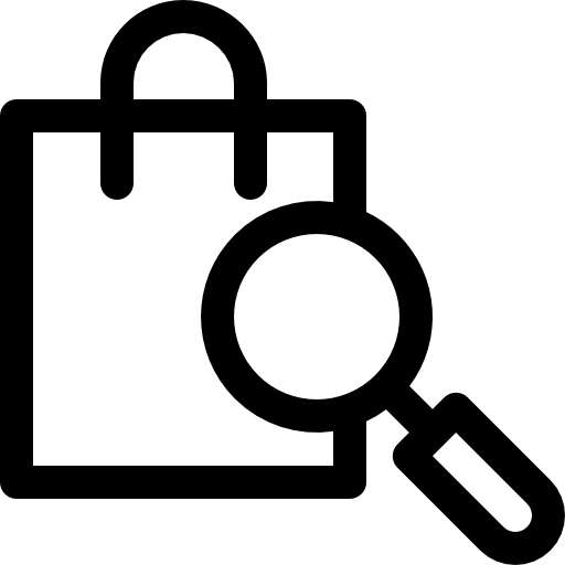 sacchetto Basic Rounded Lineal icona