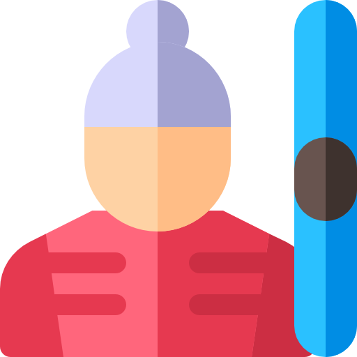 ski Basic Rounded Flat icoon