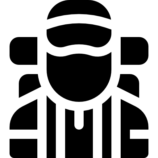trepador Basic Rounded Filled icono