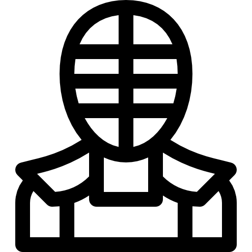 剣道 Basic Rounded Lineal icon