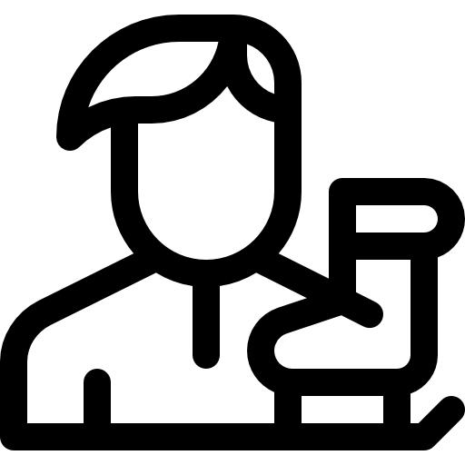 Łyżwa Basic Rounded Lineal ikona