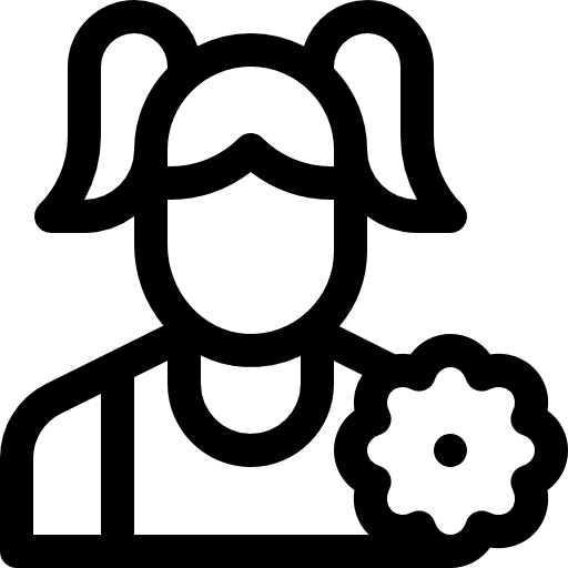 Чирлидер Basic Rounded Lineal иконка