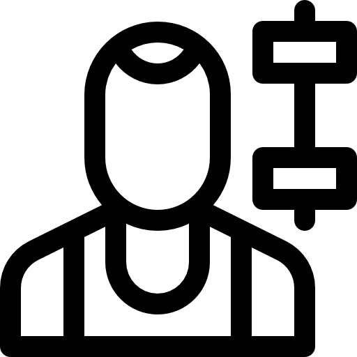 フィットネス Basic Rounded Lineal icon