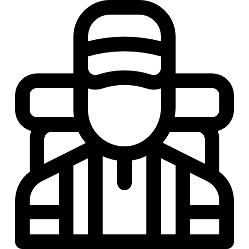 クライマー Basic Rounded Lineal icon