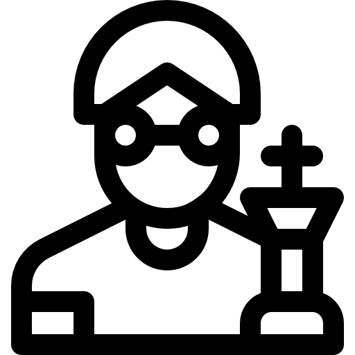 szachy Basic Rounded Lineal ikona