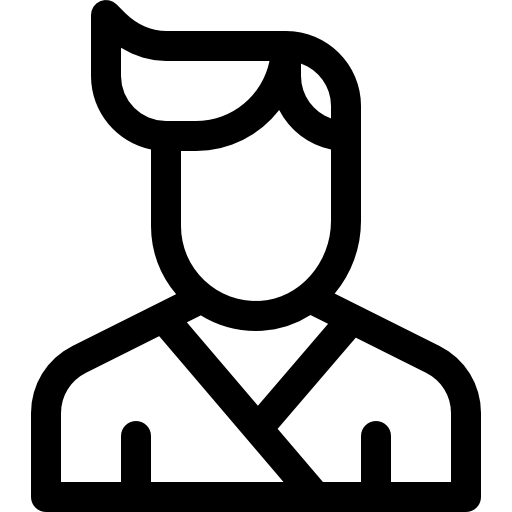 柔道 Basic Rounded Lineal icon