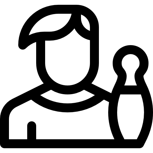 kręgle Basic Rounded Lineal ikona