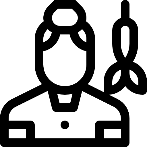 rzutki Basic Rounded Lineal ikona