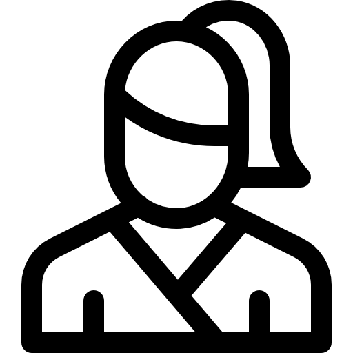 柔道 Basic Rounded Lineal icon