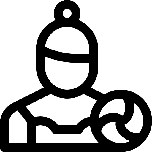 バレーボール Basic Rounded Lineal icon