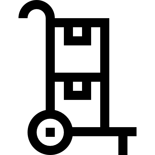 トロリー Basic Straight Lineal icon