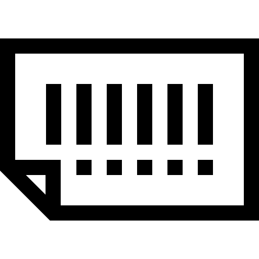 Штрих-код Basic Straight Lineal иконка