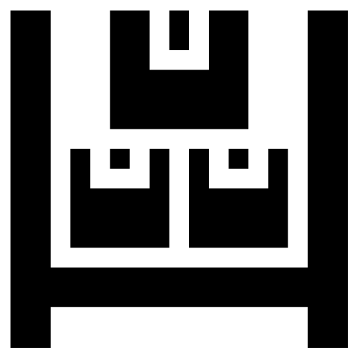 シェルフ Basic Straight Filled icon