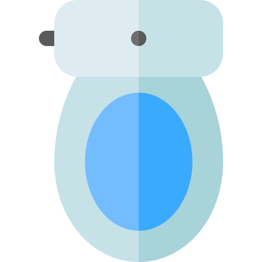 Toilet Basic Rounded Flat icon