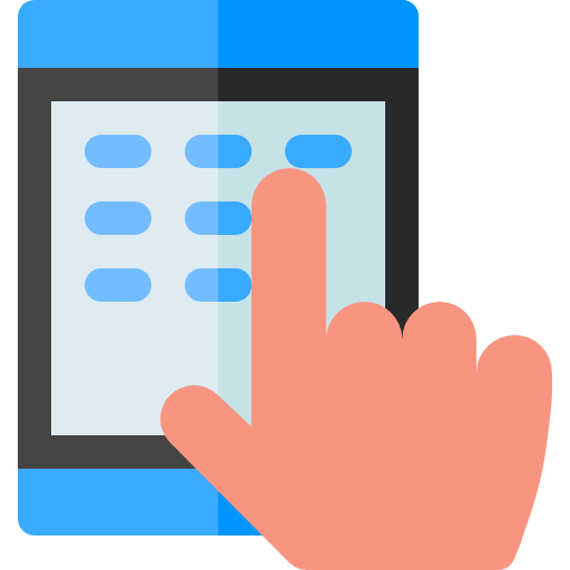 tablette Basic Rounded Flat icon