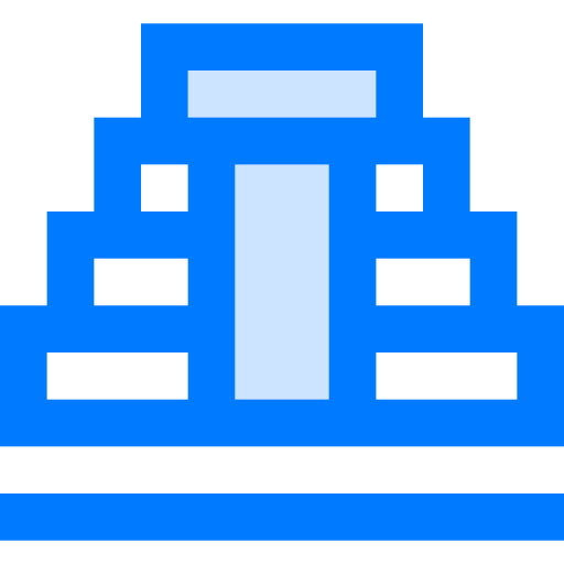 Pyramid of the magician Vitaliy Gorbachev Blue icon