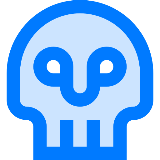 멕시코 두개골 Vitaliy Gorbachev Blue icon
