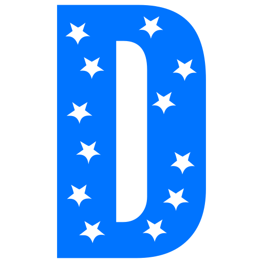 buchstabe d Generic color fill icon