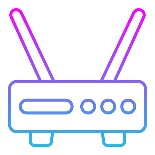 wlan router Generic gradient outline icon