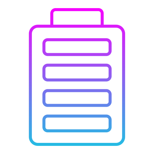 Full battery Generic gradient outline icon