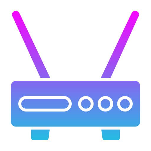 router de wifi Generic gradient fill icono