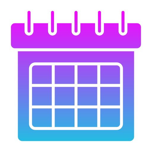 kalender Generic gradient fill icon