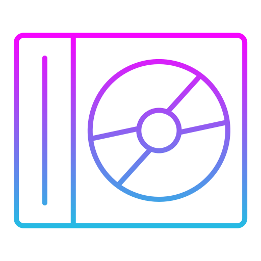 compact disc Generic gradient outline icon