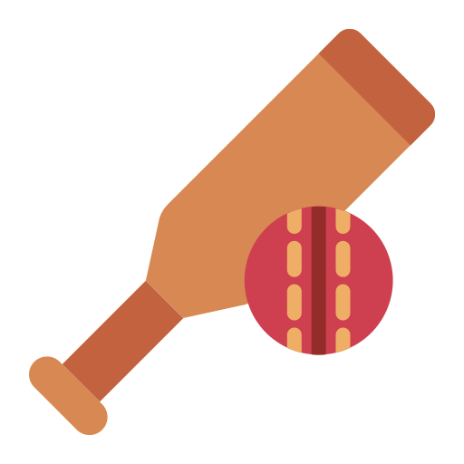 クリケットのバット Generic color fill icon