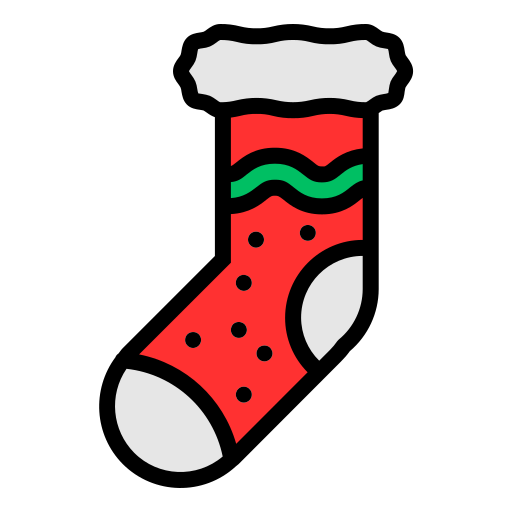 クリスマスの靴下 Generic color lineal-color icon