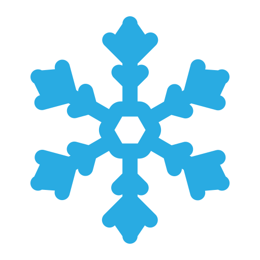 copo de nieve Generic color fill icono
