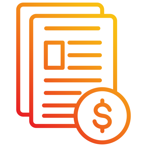 Paid articles Generic gradient outline icon