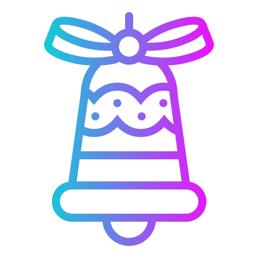 campana de navidad Generic gradient outline icono