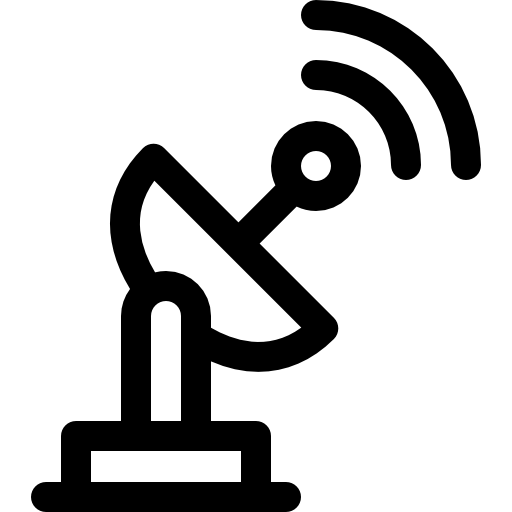 antena Basic Rounded Lineal ikona