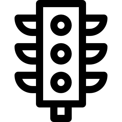 信号機 Basic Rounded Lineal icon