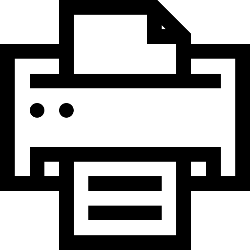 プリンター Basic Straight Lineal icon