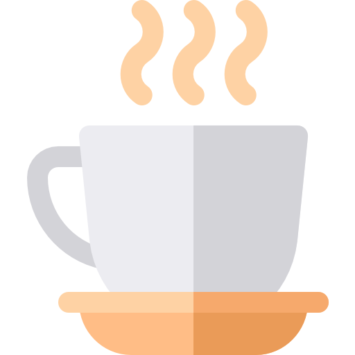 Кружка кофе Basic Rounded Flat иконка