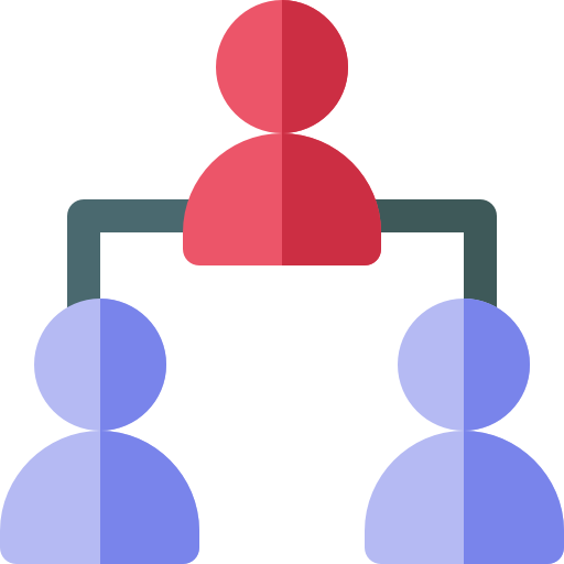 przywództwo Basic Rounded Flat ikona