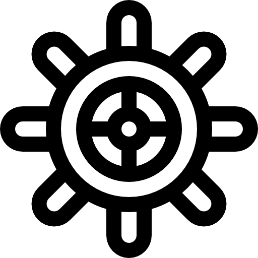 lenkrad Basic Rounded Lineal icon