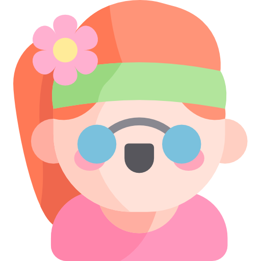 hippie Kawaii Flat icon