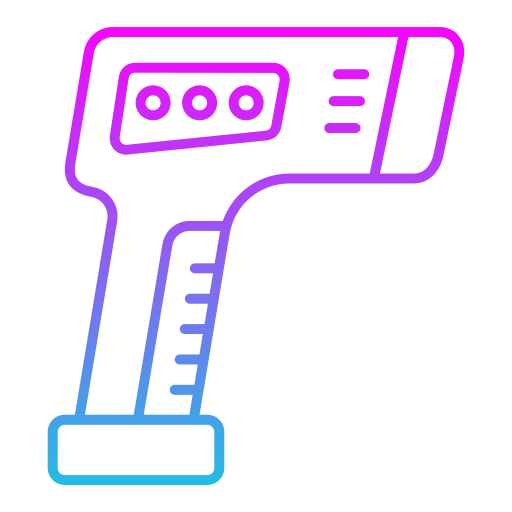 arma termômetro Generic gradient outline Ícone