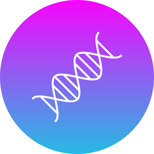 ДНК Generic gradient fill иконка