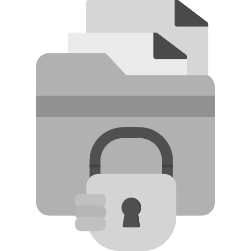 Folder security Generic color fill icon