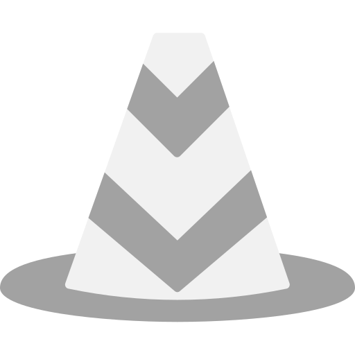 Traffic cone Generic color fill icon